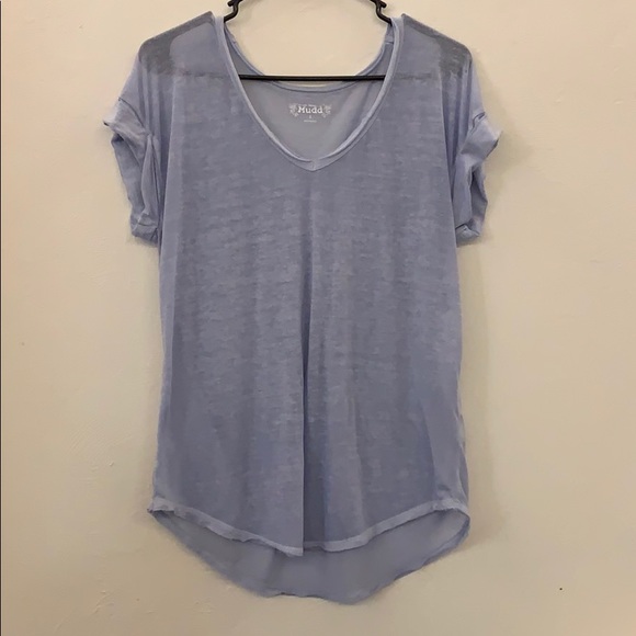 Mudd Tops - Women’s Baby Blue Basic Tee